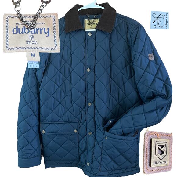 Dubarry Quilted Lightweight Jacket Men's Sz M - Picture 1 of 7